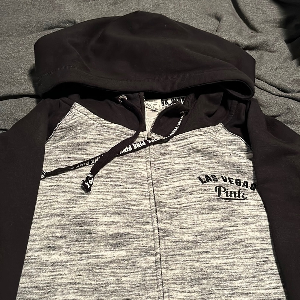 Pink zip up hoodie